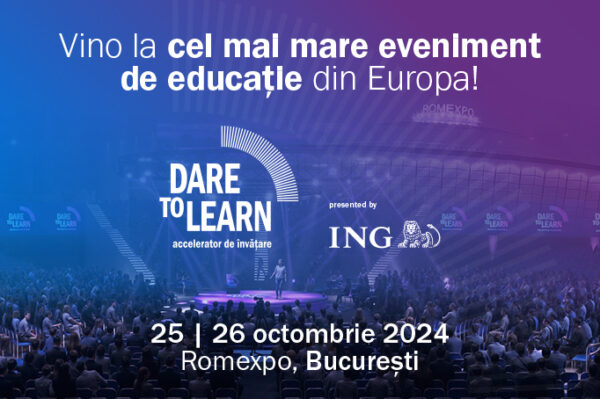 Au mai rămas doar opt zile până la startul Dare to Learn – cel mai mare eveniment din Europa dedicat inovației în educație