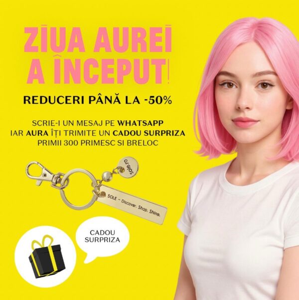 „Ziua AUREI” – prima campanie din România în care un avatar AI își sărbătorește ziua și îți oferă cadouri și produse personalizate direct din WhatsApp