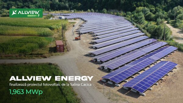 Allview Energy anunță finalizarea cu succes a proiectului fotovoltaic de la Salina Cacica – un nou pas în consolidarea infrastructurii energetice verzi din România