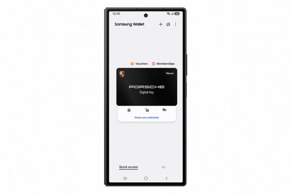 Samsung Wallet îmbunătățește conectivitatea vehiculelor prin integrarea cheii digitale Porsche