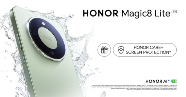 HONOR lansează noul HONOR Magic8 Lite, extra rezistent, creat pentru utilizare fără compromisuri