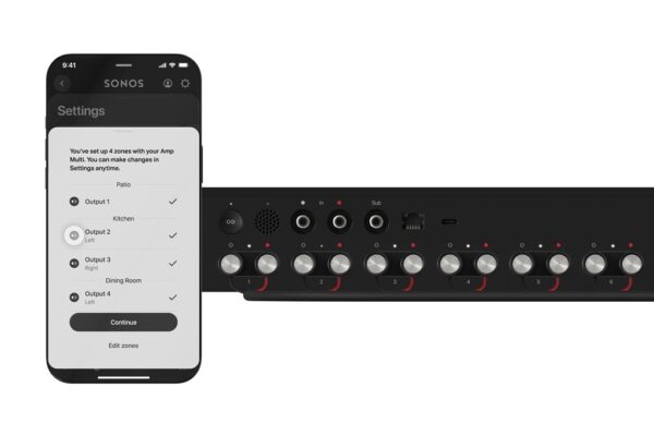 Sonos lansează Amp Multi, un amplificator multi-canal de nivel profesional, dedicat sistemelor audio flexibile și eficiente