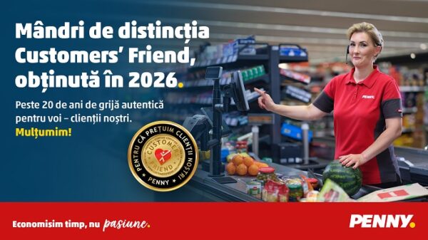 PENNY România obține certificarea internațională Customers’ Friend,  o recunoaștere a relației de încredere construite cu clienții